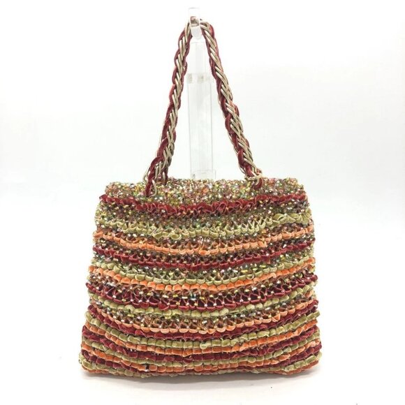 ANTEPRIMA wire Mini handbag Hand Bag Vinyl / Velor Multicolore/GoldHardware - Picture 1 of 14